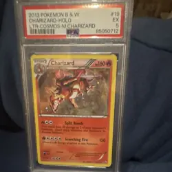 Pokemon TCG Charizard EX Holo Rare 19/113 Legendary Treasures Cosmos 2013 PSA 5 - Image 1
