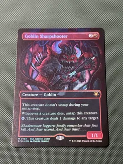 Goblin Sharpshooter (Borderless) Special Guests Foil Lorwyn - Image 1