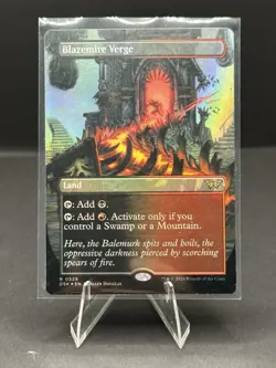 Blazemire Verge (Borderless) Duskmourn: House of Horror Foil - Image 1