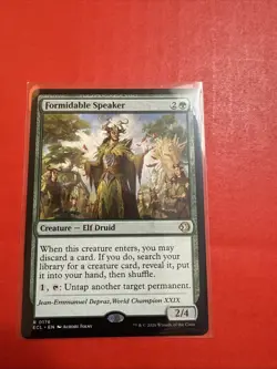 ECL Magic. Formidable Speaker R0176 Creature Elf Dude. EN 1st Edition Ultra Rare - Image 1