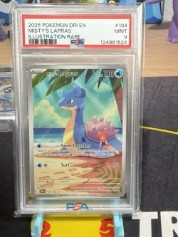 Misty’s Lapras 194/182 - PSA 9 - Pokemon TCG - Destined Rivals - Image 1