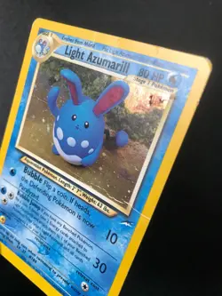 Light Azumarill 13/105 Neo Destiny set 2002 Pokemon holo rare card - Image 2