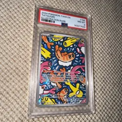 2024 POKEMON TWM EN #186 TATSUGIRI ILLUSTRATION RARE PSA 8 - Image 3