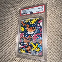 2024 POKEMON TWM EN #186 TATSUGIRI ILLUSTRATION RARE PSA 8 - Image 4