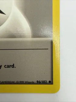 Double Colorless Energy 96/102 Base Set Regular Uncommon Vintage Pokemon Card - Image 5