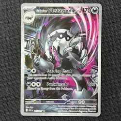 Pokemon Mega Evolution Ascended Heroes Galarian Obstagoon 245/217 IR - Image 1