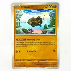 084/162 RELICANTH | RARE HOLO | TEMPORAL FORCES POKEMON CARD - Image 1