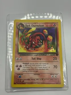 Dark Charmeleon 32/82 GOLD W STAMP Pokemon TCG Card WOTC - Image 2