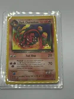 Dark Charmeleon 32/82 GOLD W STAMP Pokemon TCG Card WOTC - Image 5