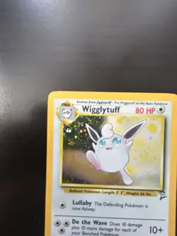 Pokemon TCG Wigglytuff Base Set 2 Holo 19/130 LP WOTC Unlimited 1999 Rare - Image 3