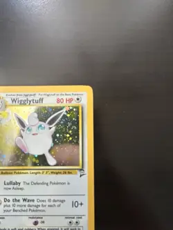 Pokemon TCG Wigglytuff Base Set 2 Holo 19/130 LP WOTC Unlimited 1999 Rare - Image 4