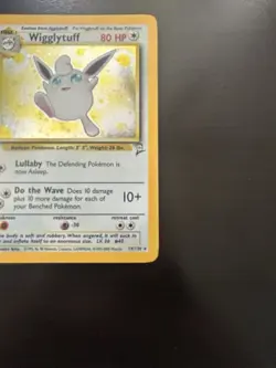 Pokemon TCG Wigglytuff Base Set 2 Holo 19/130 LP WOTC Unlimited 1999 Rare - Image 5