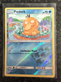 Pokemon TCG Psyduck Sun & Moon 28/149 Reverse Holo - Image 1
