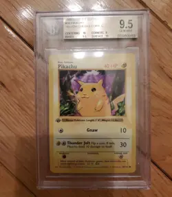 Pokemon Base Set 1st Edition Pikachu Yellow Cheeks BGS 9.5 Possible PSA 10! - Image 1