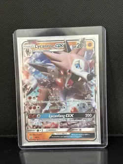 Pokemon TCG Lycanroc GX Black Star Promo SM14 - Image 1