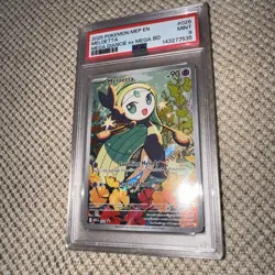 PSA 9 Pokemon Meloetta 026 Illustration Rare TCG Mega Battle Deck. - Image 2