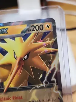 POKEMON ZAPDOS EX SVPEN 049 BLACK STAR PROMO 151 COSMO GALAXY FOIL MINT - Image 2