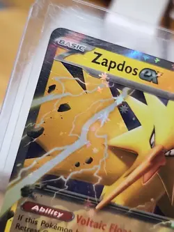 POKEMON ZAPDOS EX SVPEN 049 BLACK STAR PROMO 151 COSMO GALAXY FOIL MINT - Image 3