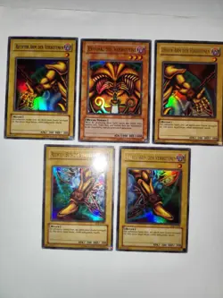 Yu-Gi-Oh Die komplette Exodia LOB Ultra Rare Deutsch Holo Karte TCG - Image 2