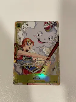 A Fist of Divine Speed #OP11-106 Zeus (Alternate Art) - Image 1
