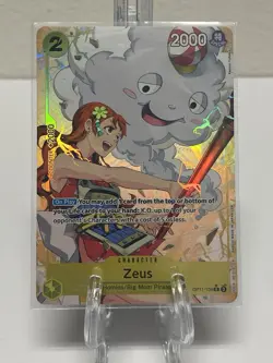 One Piece TCG - Zeus (Alt Art) - OP11-106 - A Fist of Divine Speed - NM/English - Image 1