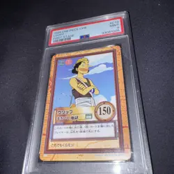 1999 ONE PIECE CARDDASS HYPER BATTLE FIRST STAGE #C13 USOPP PSA 9 - Image 1