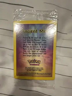 SEALED Ancient Mew Pokemon New Movie Promo Double Holo Foil Rare 1999-2000 MINT - Image 2