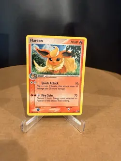 Pokemon TCG Flareon Holo Rare Card 2/17 Pop Series 3 Near Mint Condition - Image 1