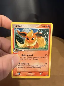 Pokemon TCG Flareon Holo Rare Card 2/17 Pop Series 3 Near Mint Condition - Image 4