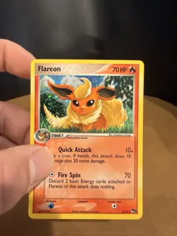 Pokemon TCG Flareon Holo Rare Card 2/17 Pop Series 3 Near Mint Condition - Image 5