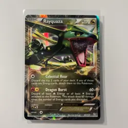 Pokemon TCG Rayquaza EX Ultra Rare 85/124 Dragons Exalted NM- / LP+ Condition - Image 1