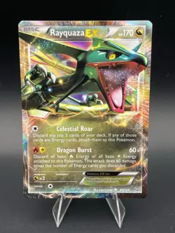 Pokemon TCG Rayquaza EX 85/124 Dragons Exalted LP - Image 1