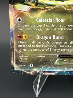 Pokemon TCG Rayquaza EX 85/124 Dragons Exalted LP - Image 2