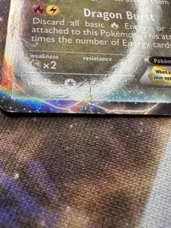 Pokemon Rayquaza EX Black and White Dragons Exalted 85/124 Ultra Rare - LP/MP - Image 4