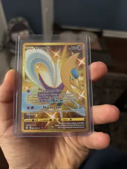 Pokemon TCG Cresselia Evolving Skies Holo GOLD Secret Rare Card 228/203 - Image 2