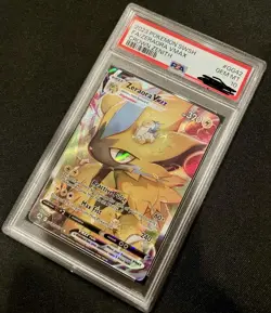 Zeraora VMAX Pokemon TCG Crown Zenith Galarian Gallery Full Art GG42/GG70 PSA 10 - Image 1