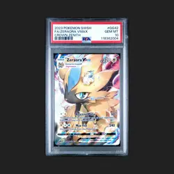 Zeraora VMAX Pokemon TCG Crown Zenith Galarian Gallery Full Art GG42/GG70 PSA 10 - Image 2