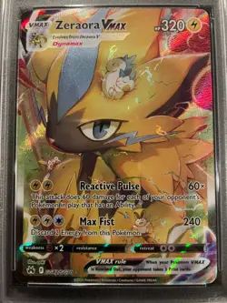 Zeraora VMAX Pokemon TCG Crown Zenith Galarian Gallery Full Art GG42/GG70 PSA 10 - Image 3