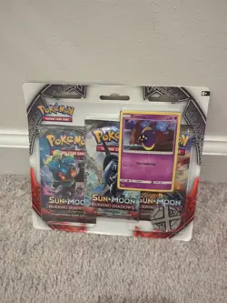 Pokemon Sun & Moon Burning Shadows 3 Booster Packs with Cosmog Promo 820650802324 - Image 1