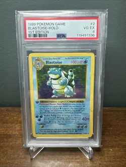 Blastoise 2/102, 1st Edition Holo, 1999 Base Set- Shadowless - Pokemon - Image 1