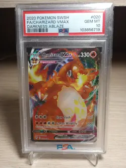 Pokemon 10 Card LOT W/Ultra Rare! V,VStar,Vmax,EX,GX,ACE,IR (M/NM)🤩 Charizard! - Image 1