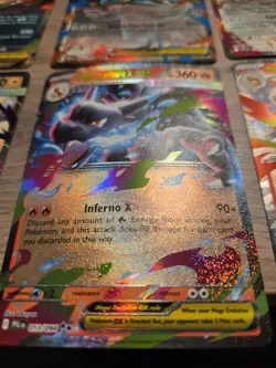 Mega Pokemon EX RR 6 Card Lot Charizard, Gengar, Lolabunny, Kangaskhan NM - Image 3