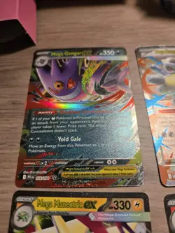 Mega Pokemon EX RR 6 Card Lot Charizard, Gengar, Lolabunny, Kangaskhan NM - Image 5