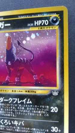 Houndoom Pokemon Card Japanese Nintendo Rare No.229 Holo Neo Revelation F/S - Image 5