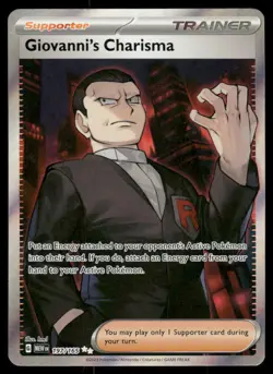 Pokemon Cards Giovanni's Charisma 197/165 151 Ultra Rare NM *1 - Image 1