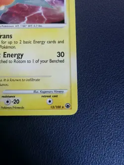 Pokemon Card Rotom 13/100 D&P Majestic Dawn Holo Rare - Image 5