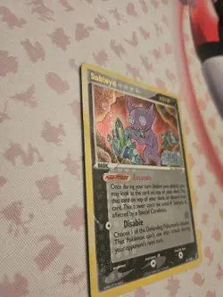 Pokemon TCG Sableye 10/100 EX Crystal Guardians Reverse Stamp Holo 2006 DMG - Image 2