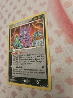 Pokemon TCG Sableye 10/100 EX Crystal Guardians Reverse Stamp Holo 2006 DMG - Image 3