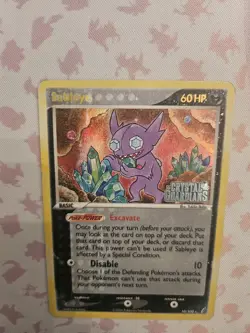 Pokemon TCG Sableye 10/100 EX Crystal Guardians Reverse Stamp Holo 2006 DMG - Image 5