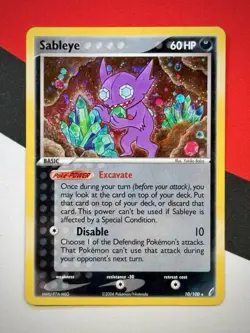 Sableye EX Crystal Guardians 10/100 Holo Rare 2006 Pokemon TCG LP - Image 1